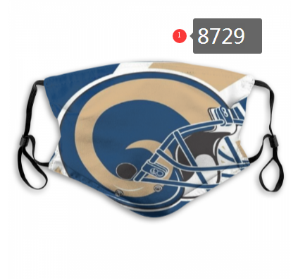 NFL 2020 Los Angeles Rams  Dust mask with filter